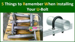 Read more about the article 5 Things to Remember When Installing Your U-Bolt